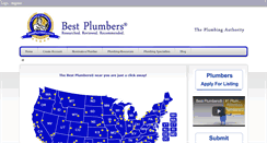 Desktop Screenshot of bestplumbers.com